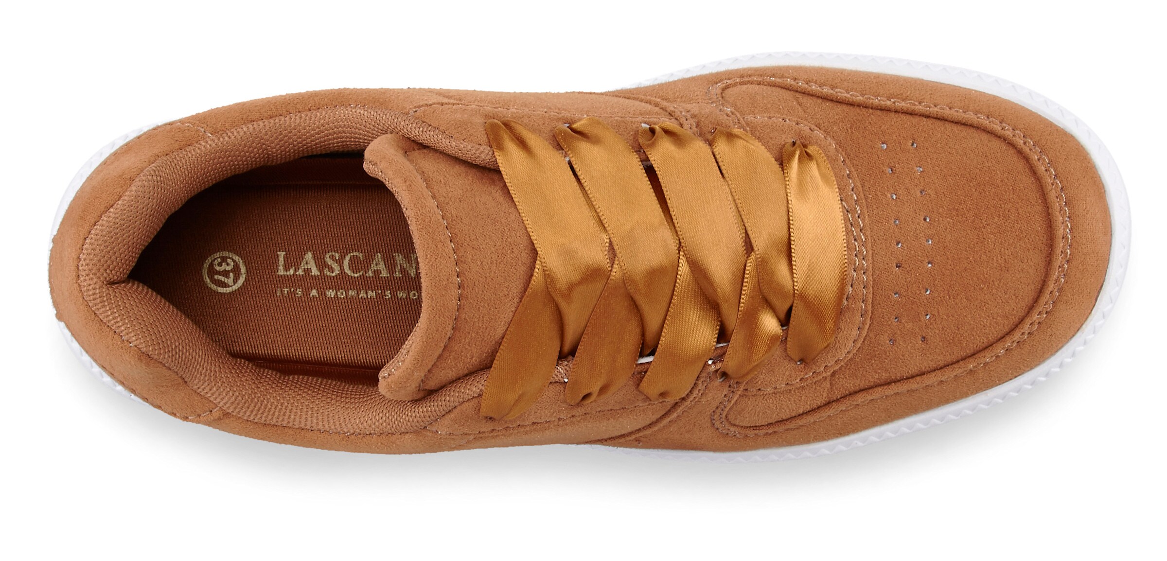 LASCANA Sneaker in camelfarben