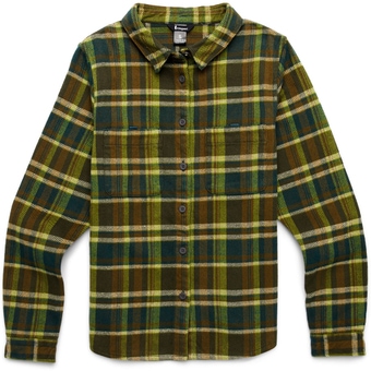Cotopaxi Mero Organic Flannel Bluse Woods Plaid Damen