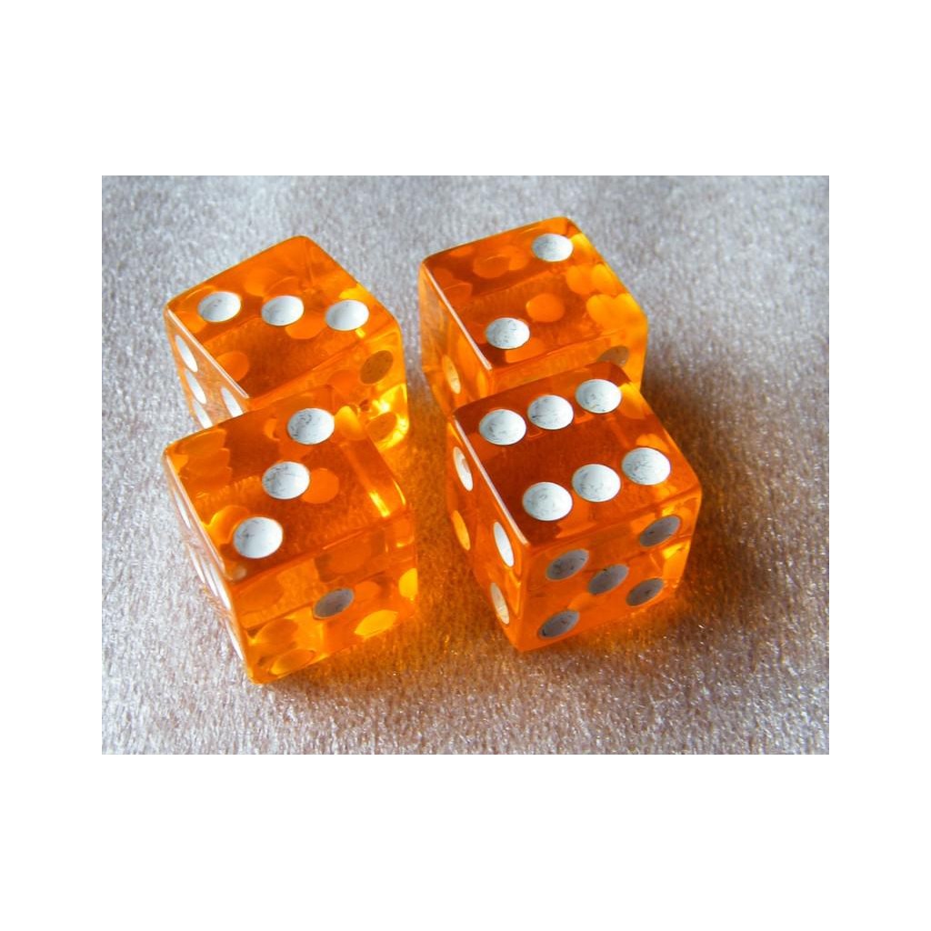 Tumblin-Dice - Dés Jaune Orange