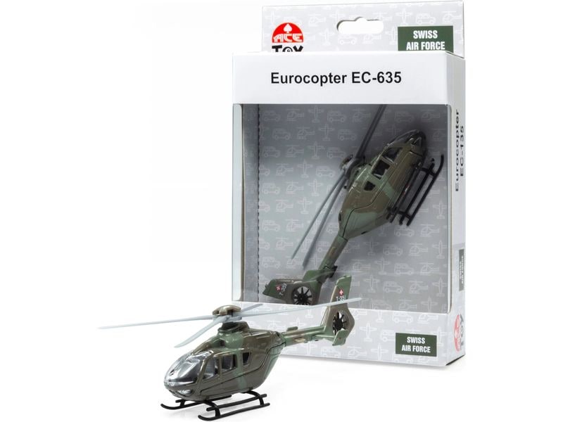 ACE Toy EC-635 Swiss Air Force Heli 1:72 Miniatur EC Helikoptermodell
