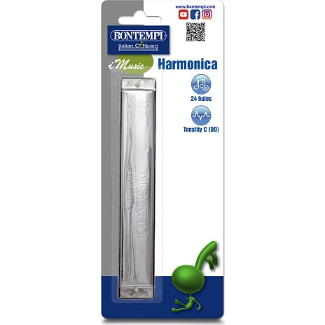 Mundharmonika med 24 toner