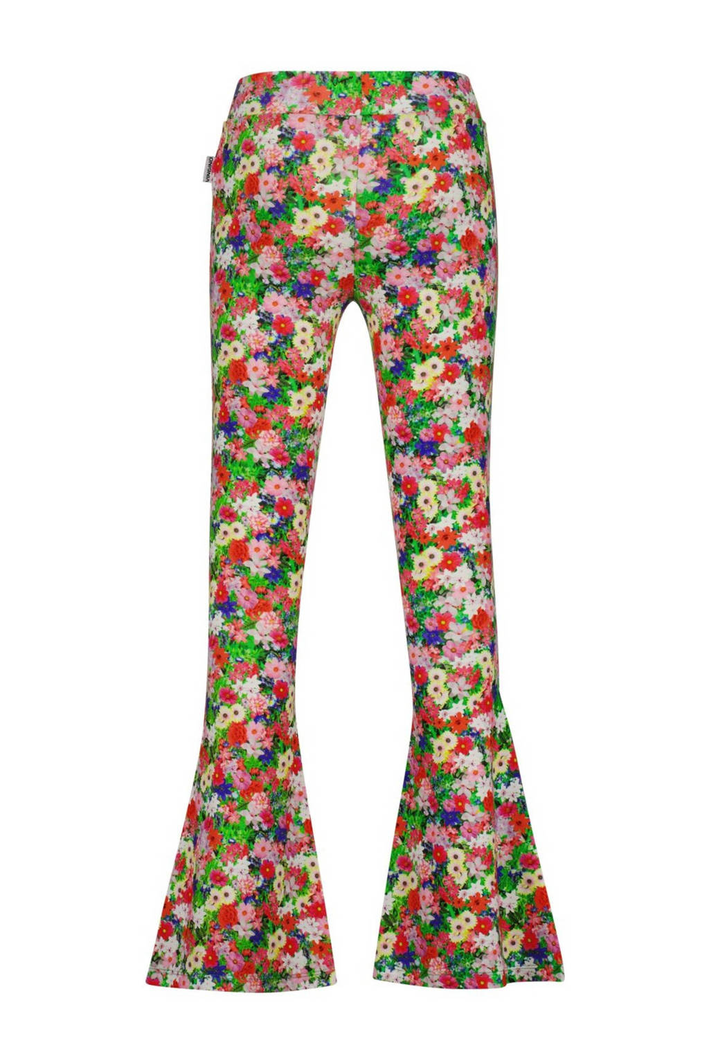 Vingino broek met all over print groen/roze