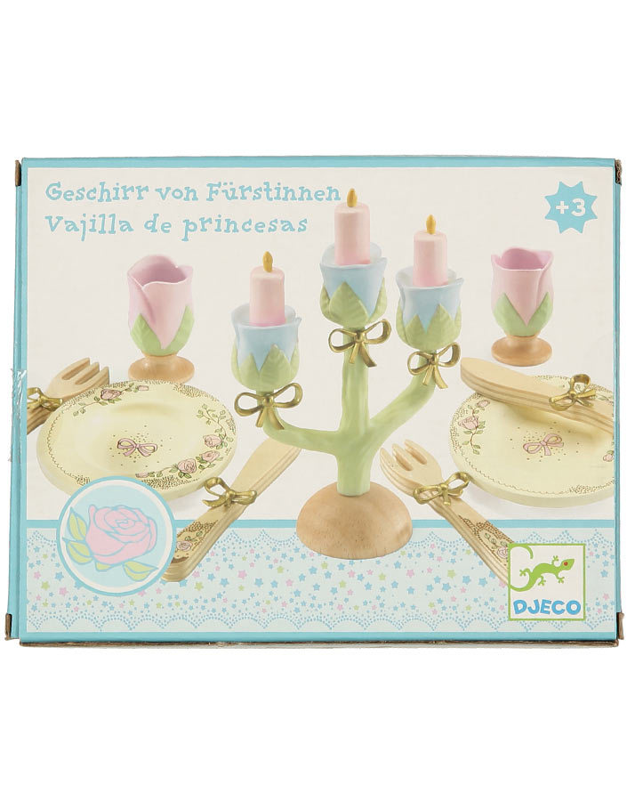 Spiel-Geschirrset PRINZESSIN 10-teilig in bunt
