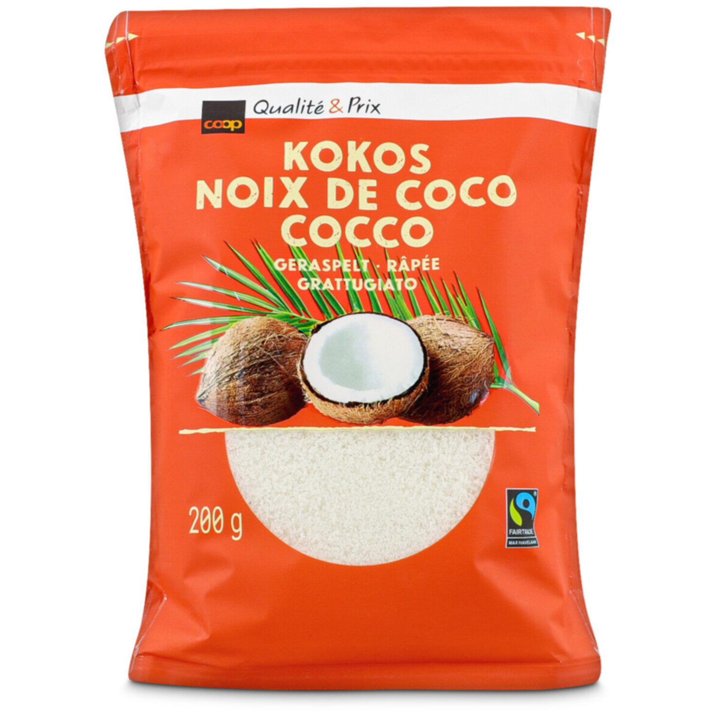 Fairtrade Kokos geraspelt