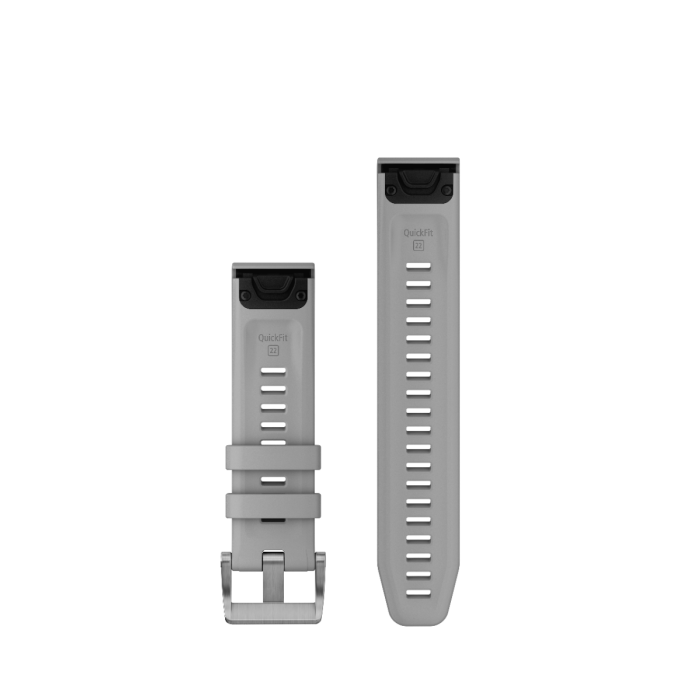 Garmin Unisex Tilbehør til ure/armbånd QuickFit 22 Strap Large (Silicone) Grå