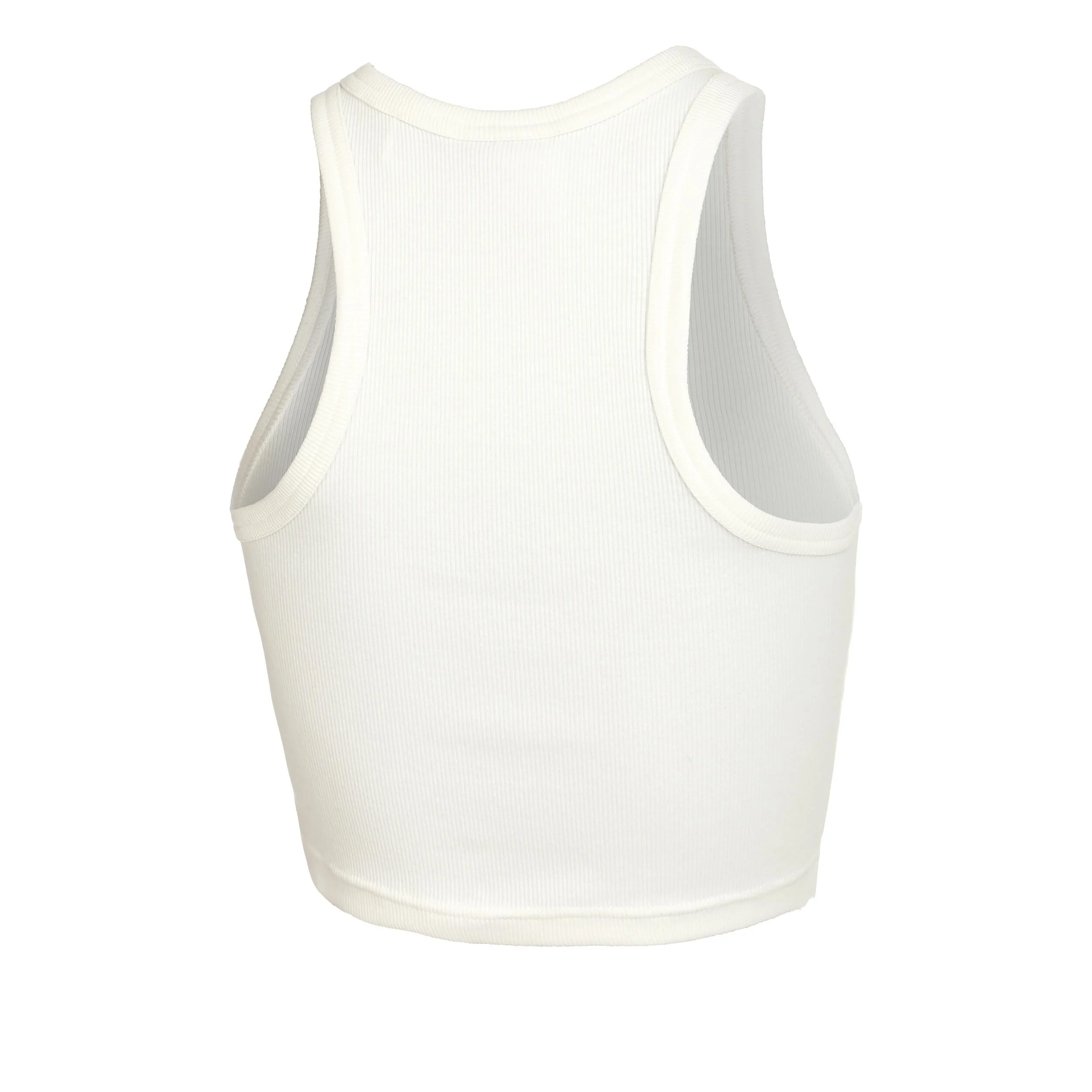 Quiet Please Crossroad Ribbed Débardeur Tank Top Femmes - Blanc