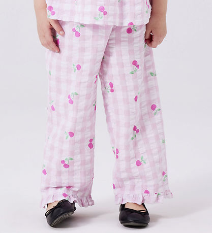 Name It Hosen - NmfJerriane - Rosebloom m. Kirsche