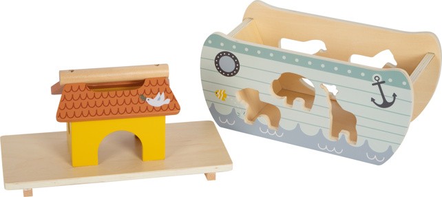 Small Foot - Noah's Ark Sorteringskasse Safari - (I-SF12456)