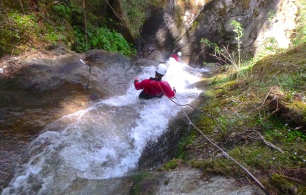Schnupperkurs Canyoning in Sautens als Geschenk