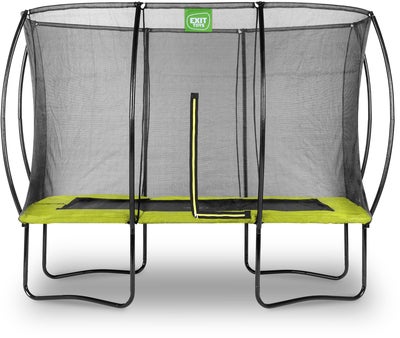 EXIT Silhouette Trampoline inkl. Sikkerhetsnett 214x305 cm, Grønn