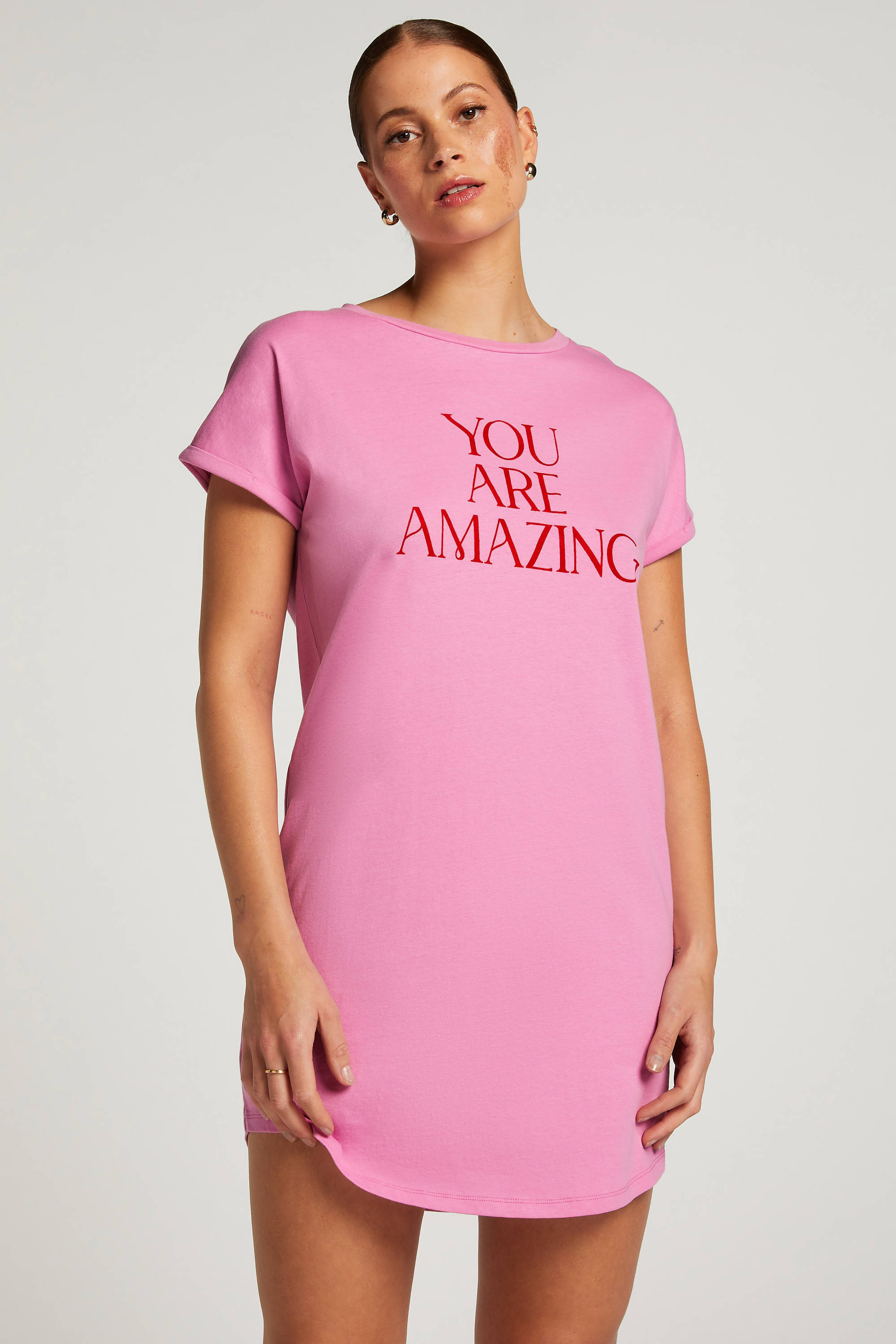 Hunkemöller nachthemd roze