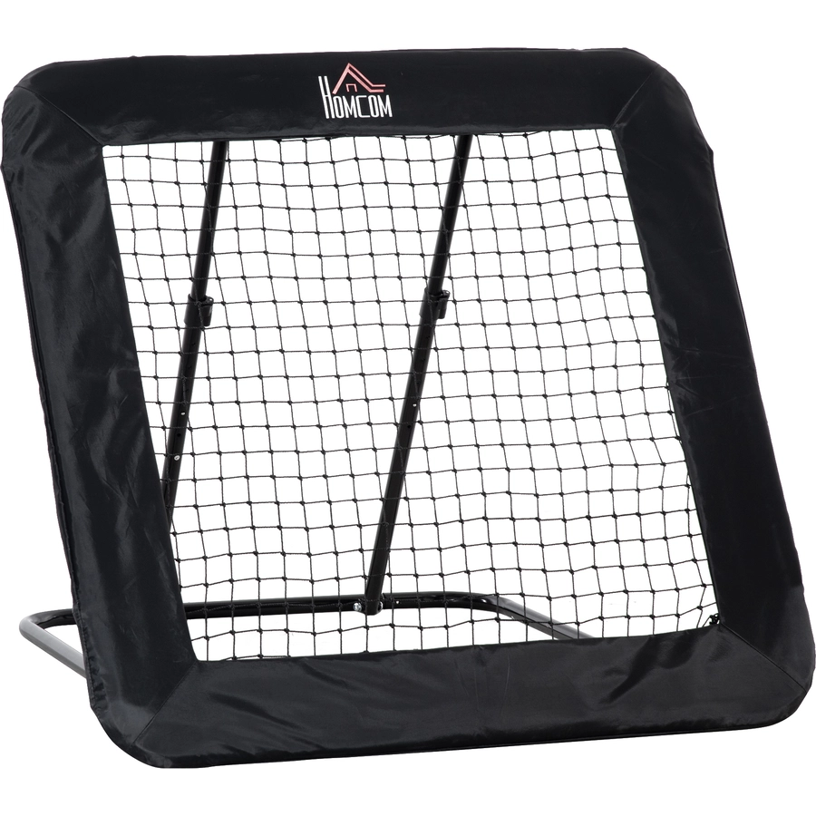 HOMCOM Rebounder mit Bodennagel schwarz