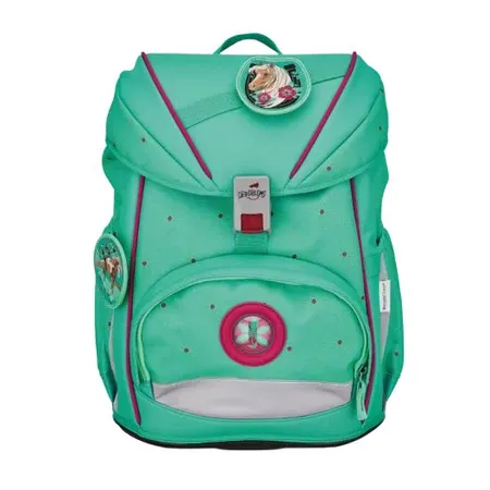 DerDieDas Schulrucksack-Set Ergoflex Peppermint Pony, 5-teilig