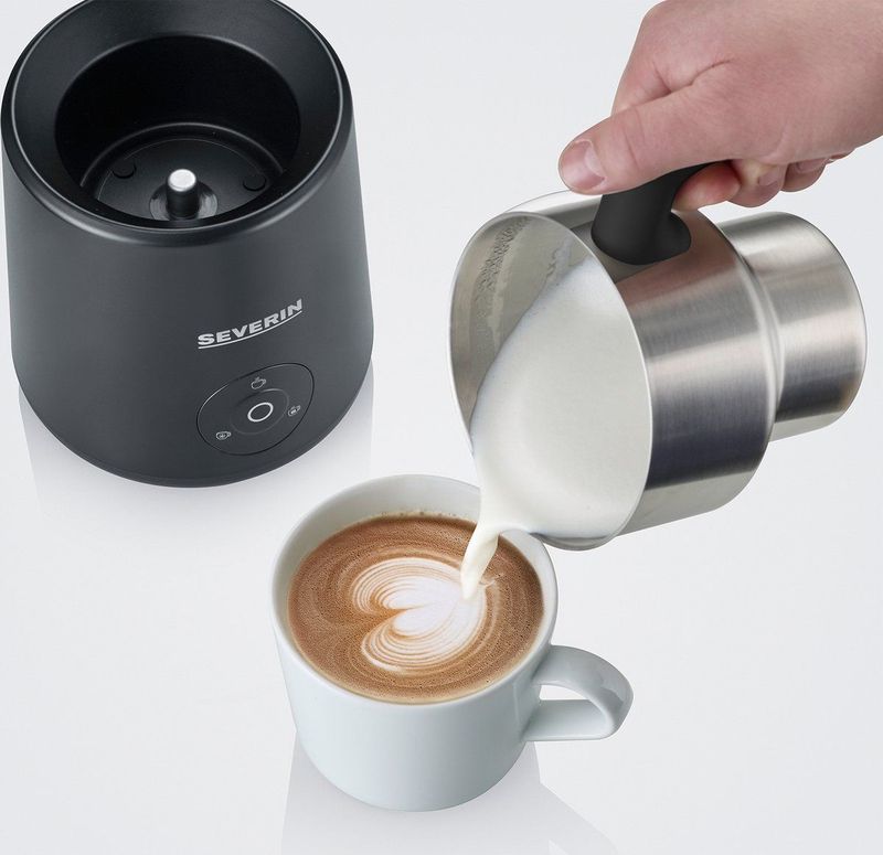 Severin - SM3579 - Melkopschuimer - Zwart - 700 ml