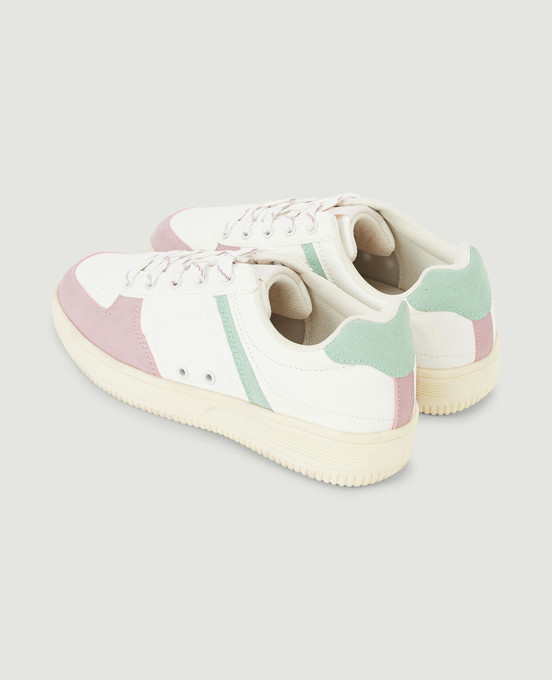Sneakers bi-matière - Lilas