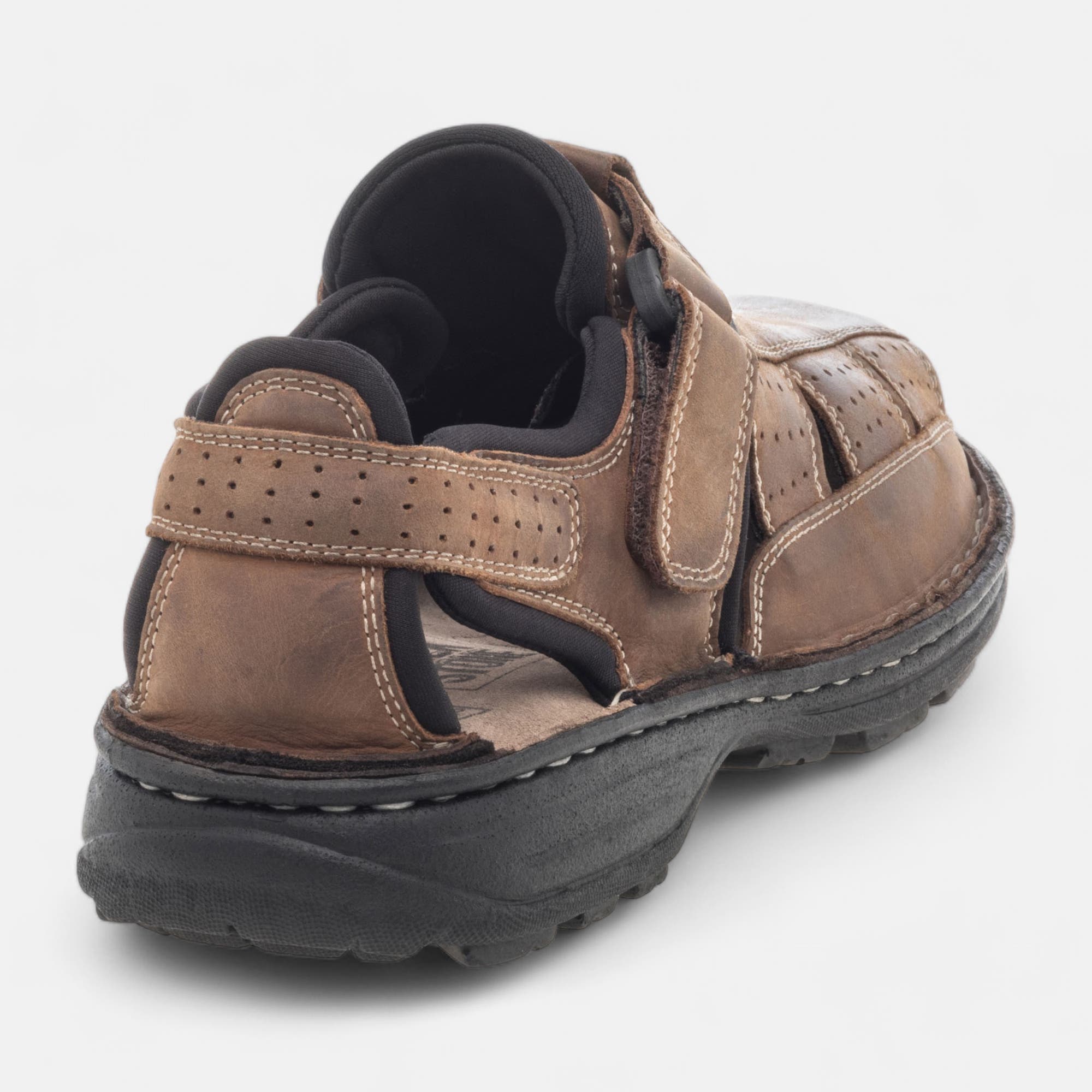 Sandales Homme en cuir taupe