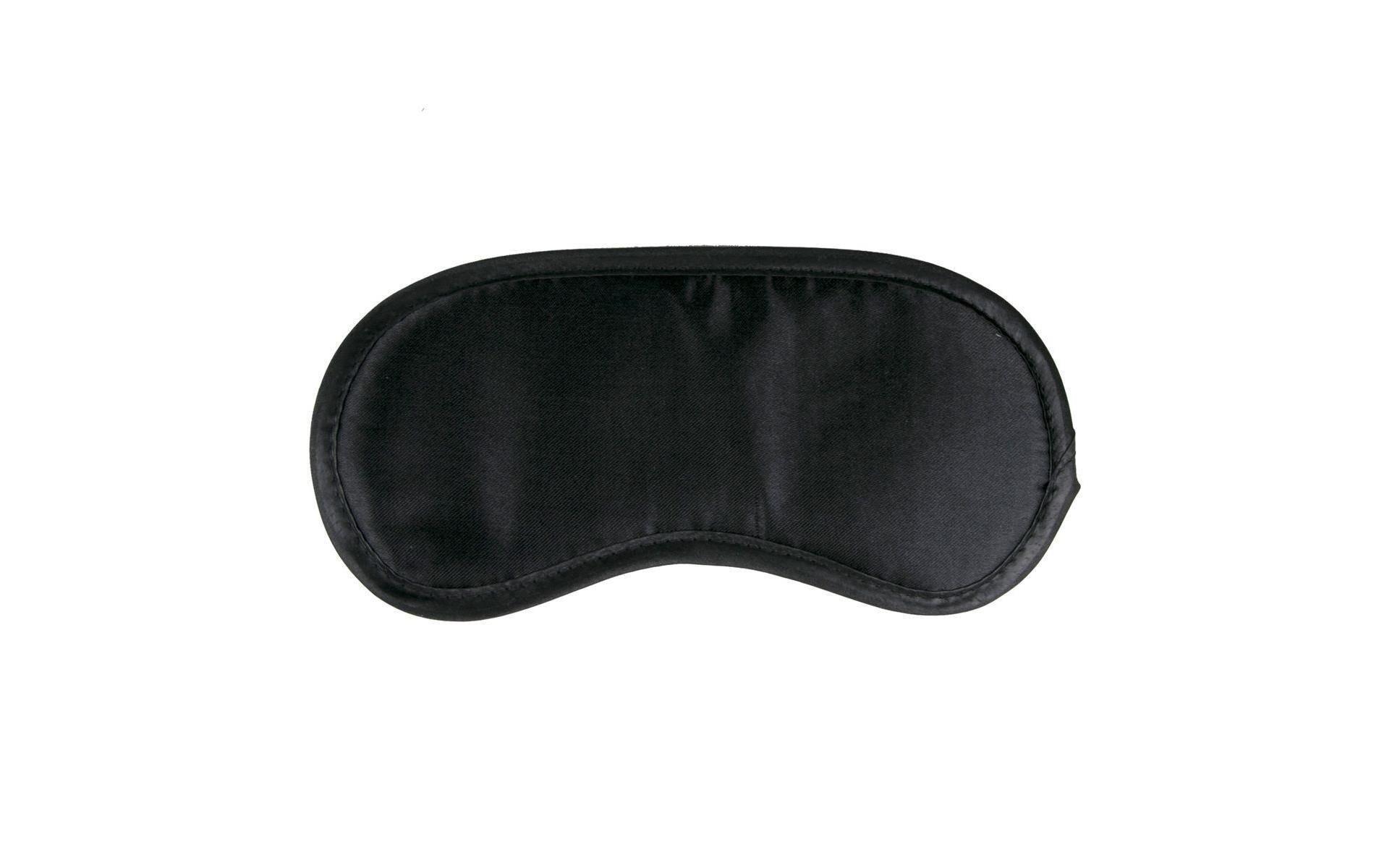 Augenmaske aus Satin SchwarzHochwertige Maske für erotische Spiele