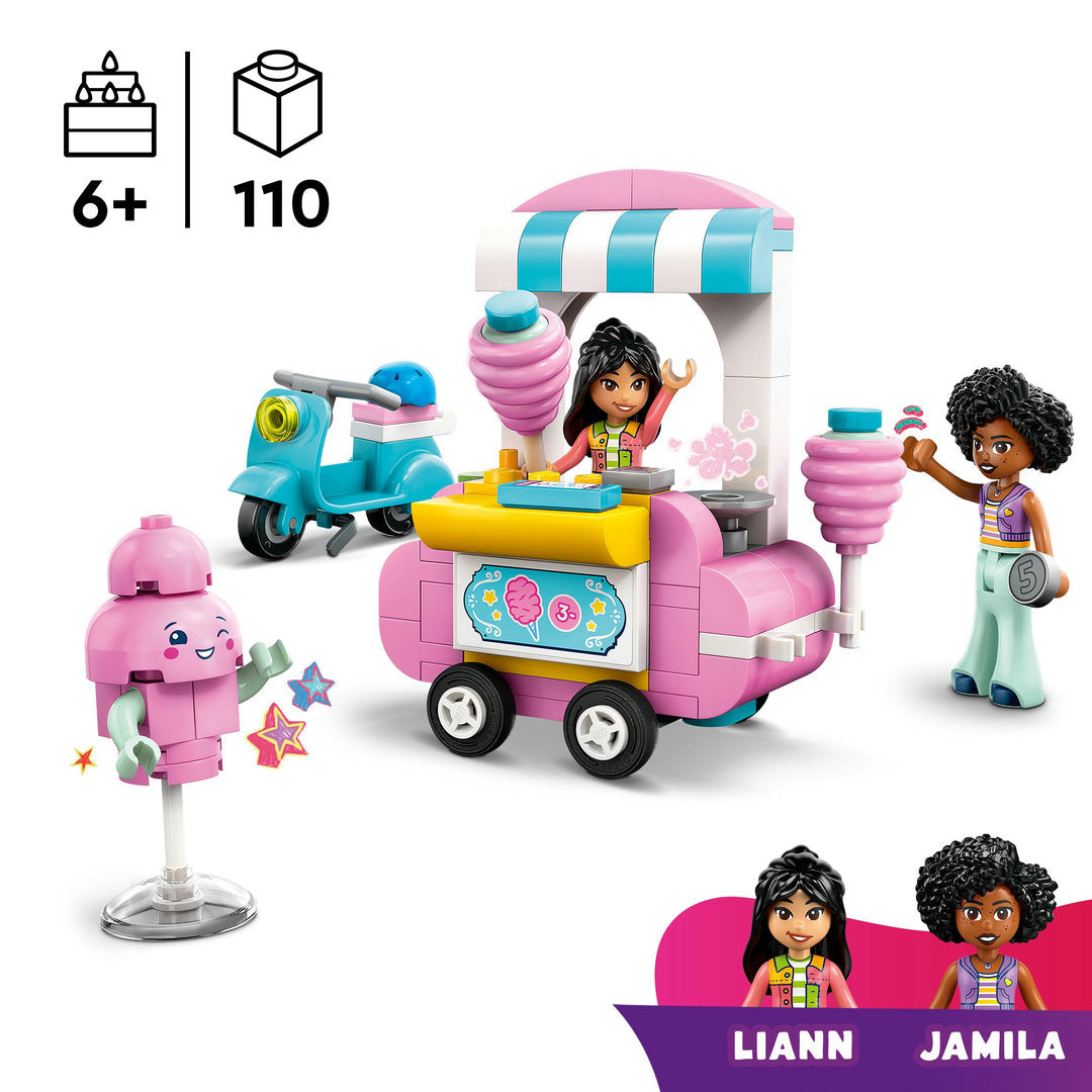 LEGO friends suikerspinkraam en scooter set