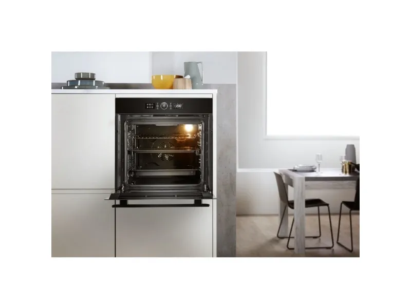 Whirlpool AKZ 6230 NB - Ovn - til indbygning - niche - bredde: 56 cm - dybde: 55 cm - højde: 60 cm - med selv-rengøring - Klasse A  - sort