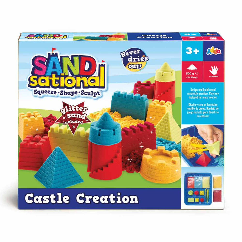 Sandsational kasteel creatie magisch zand