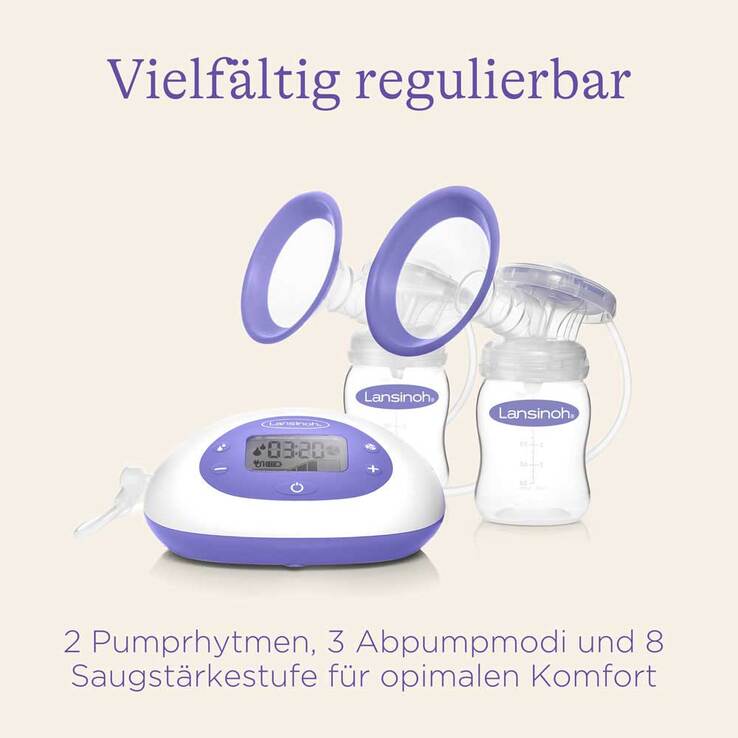 Lansinoh 2in1 elektrische Milchpumpe, 1 St
