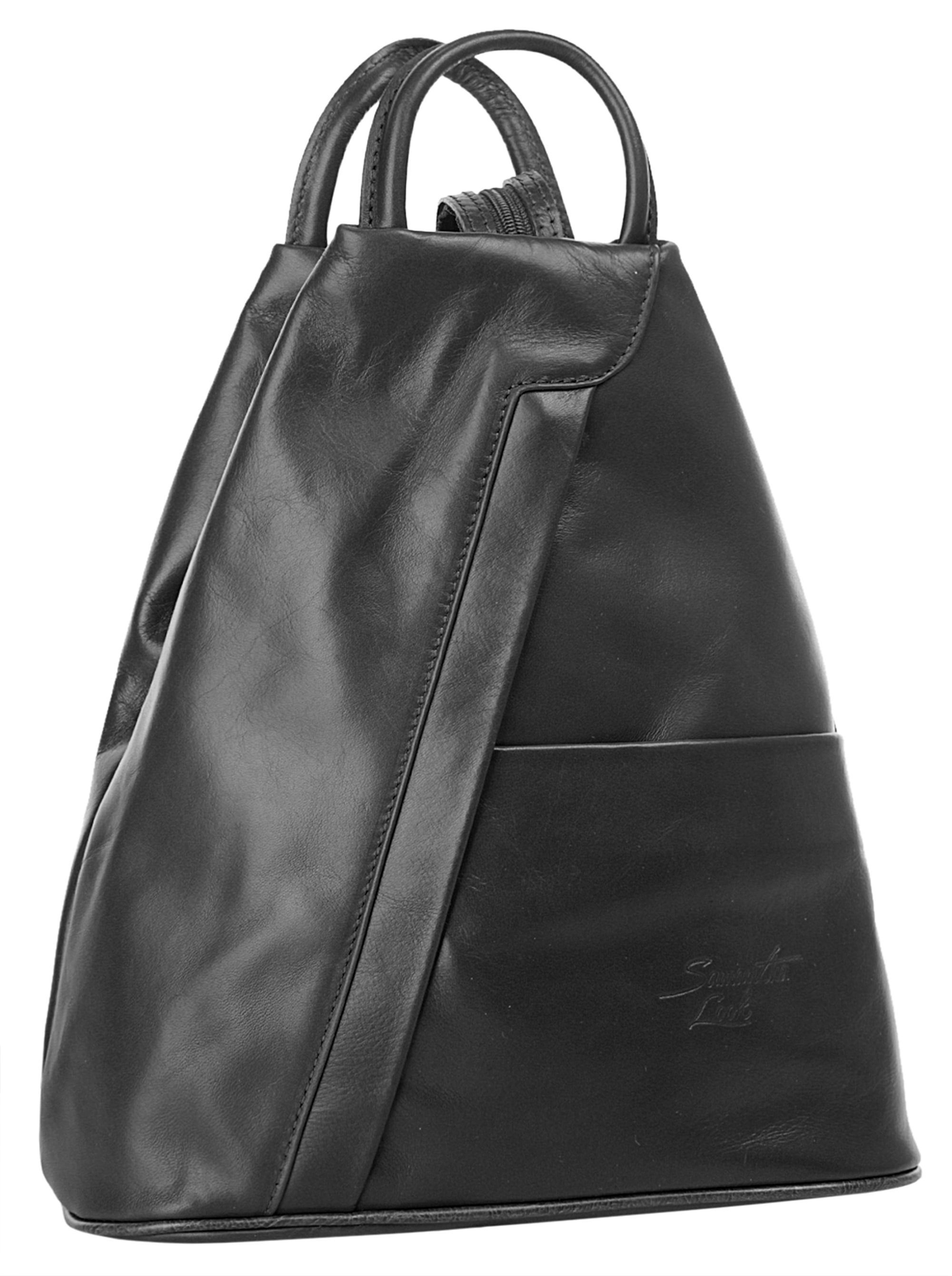 Samantha Look Cityrucksack echt Leder, Made in Italy