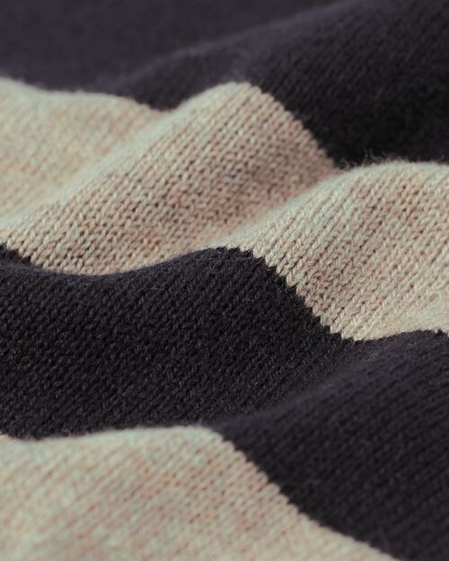 pull rayé enfant sable