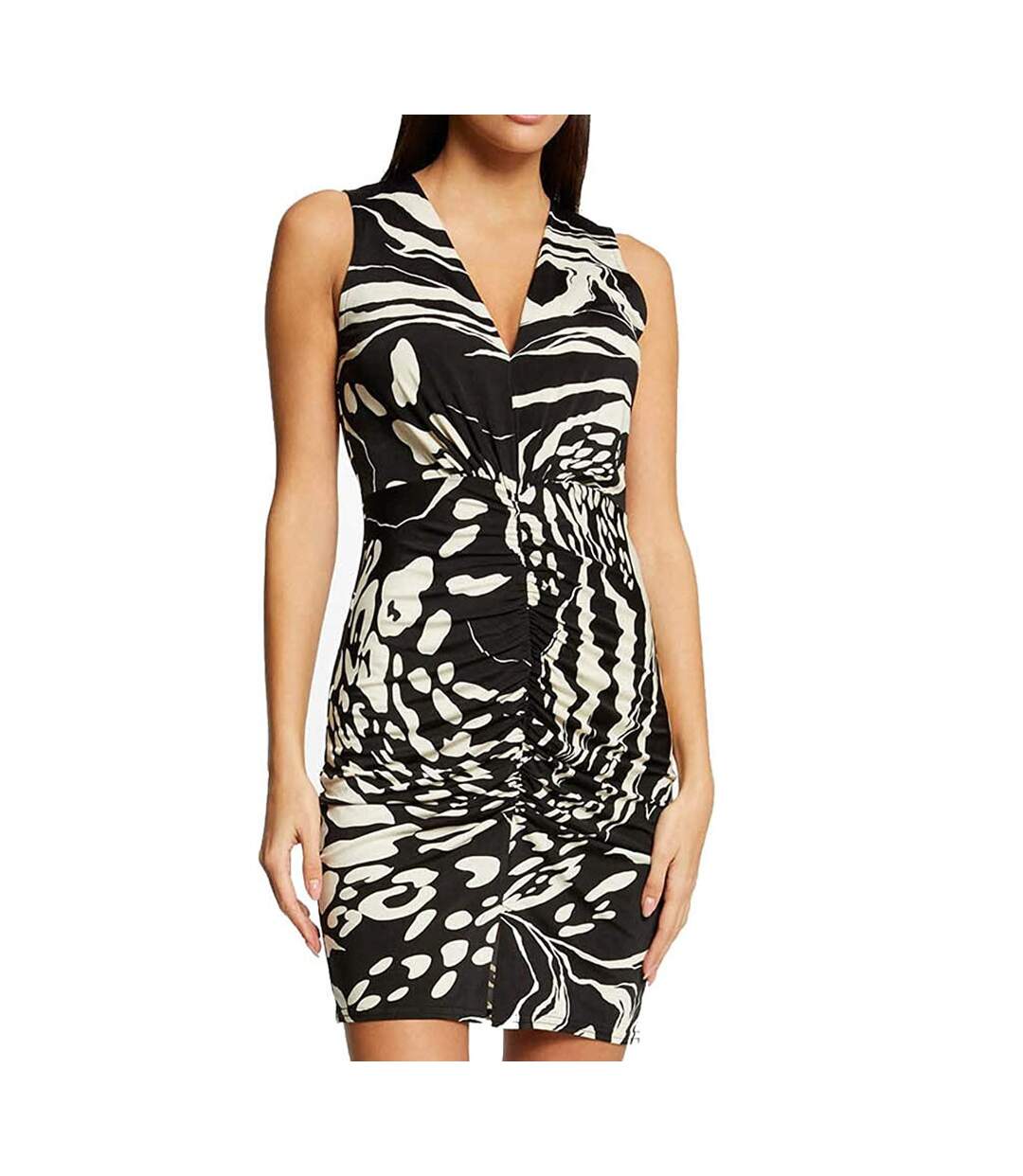 Robe Noir Imprimé Femme Morgan Rduela