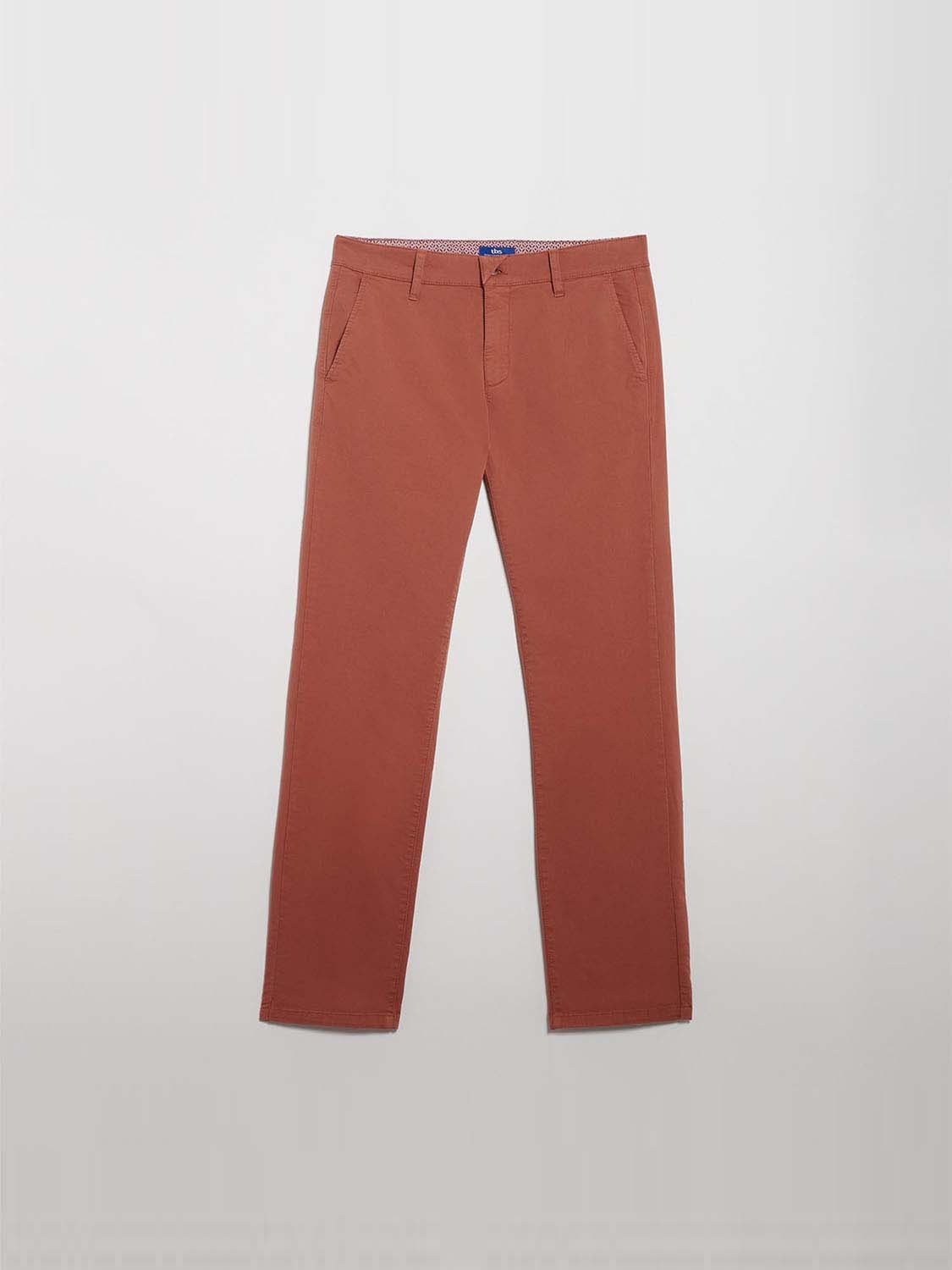 Pantalon Chino Homme Coton Biologique Orange