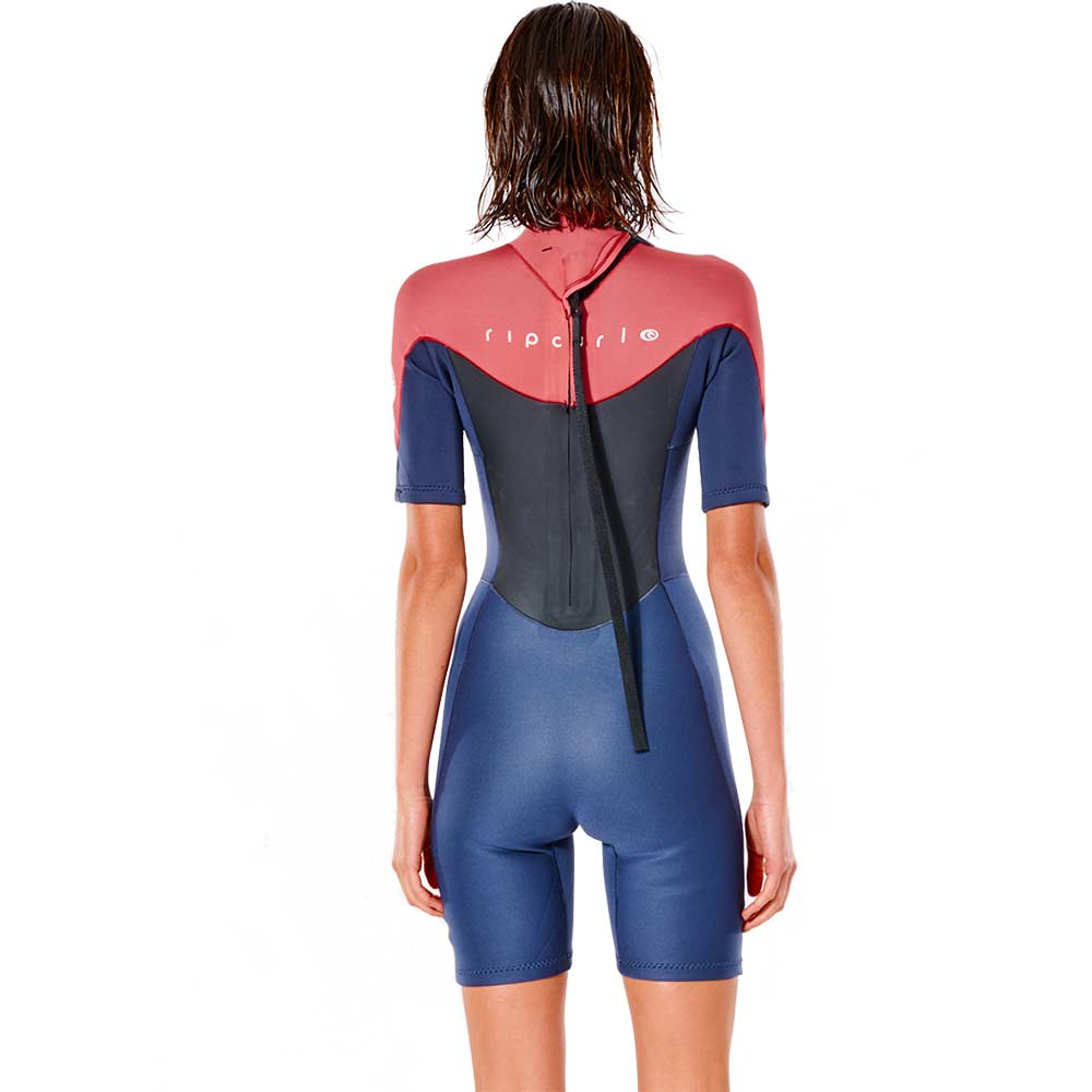 Rip Curl Omega Kurzarm Springsuit Damen slate rose