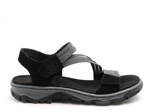 Rieker nu pieds plats femme 68871 bleu