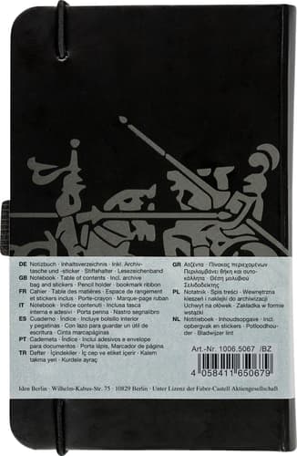 Faber-Castell Notizbuch A6 schwarz