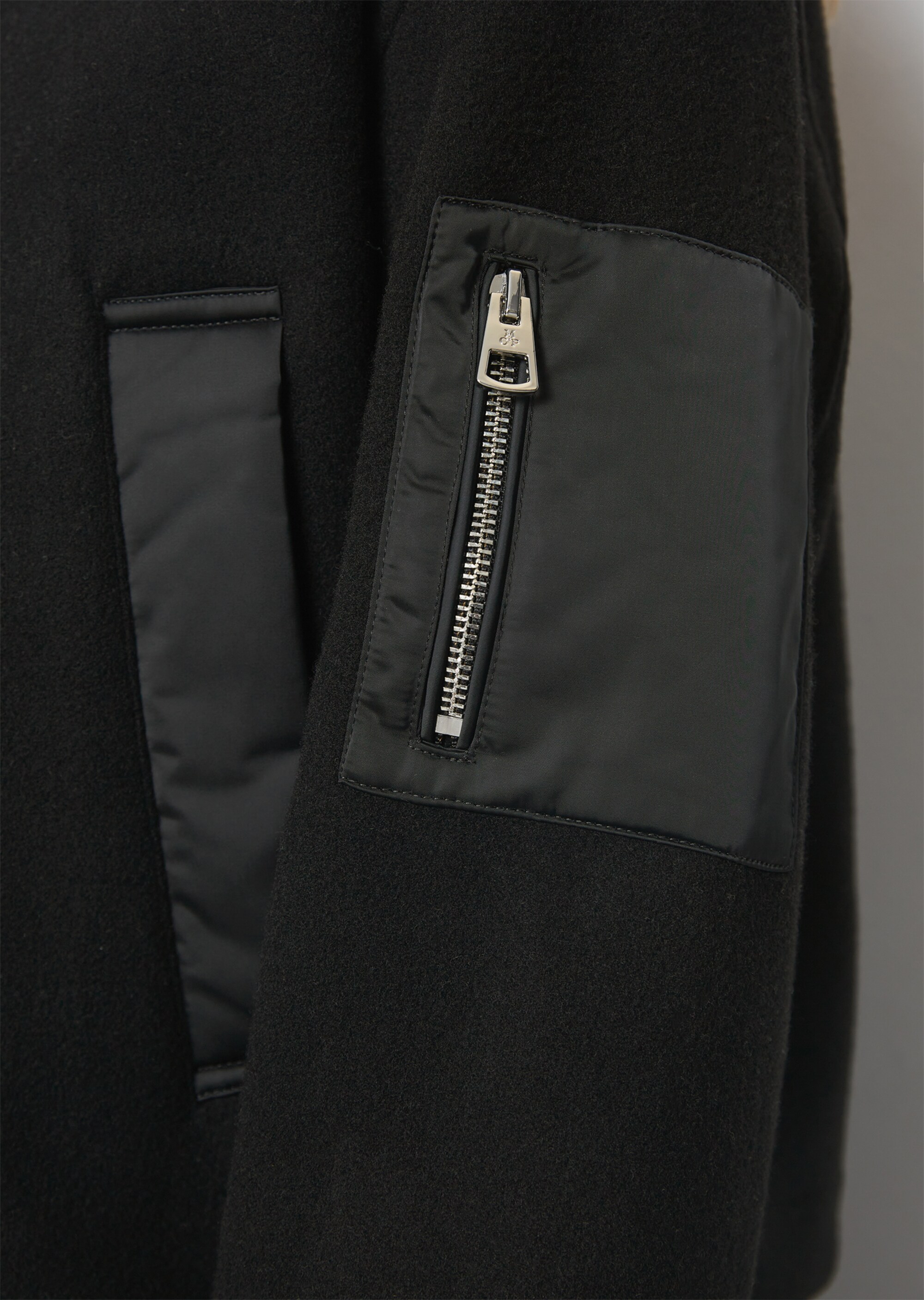 Blousonjacke relaxedaus Wolle-Mix