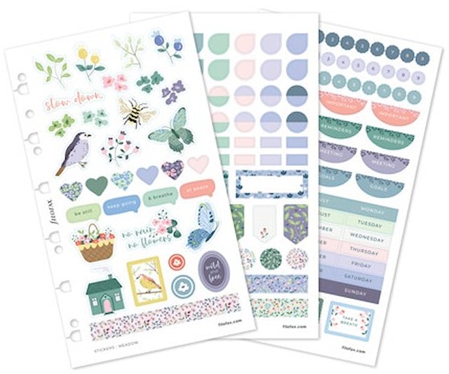 Klistremerker A5/Personal Bullet Journal Meadow 284-pack