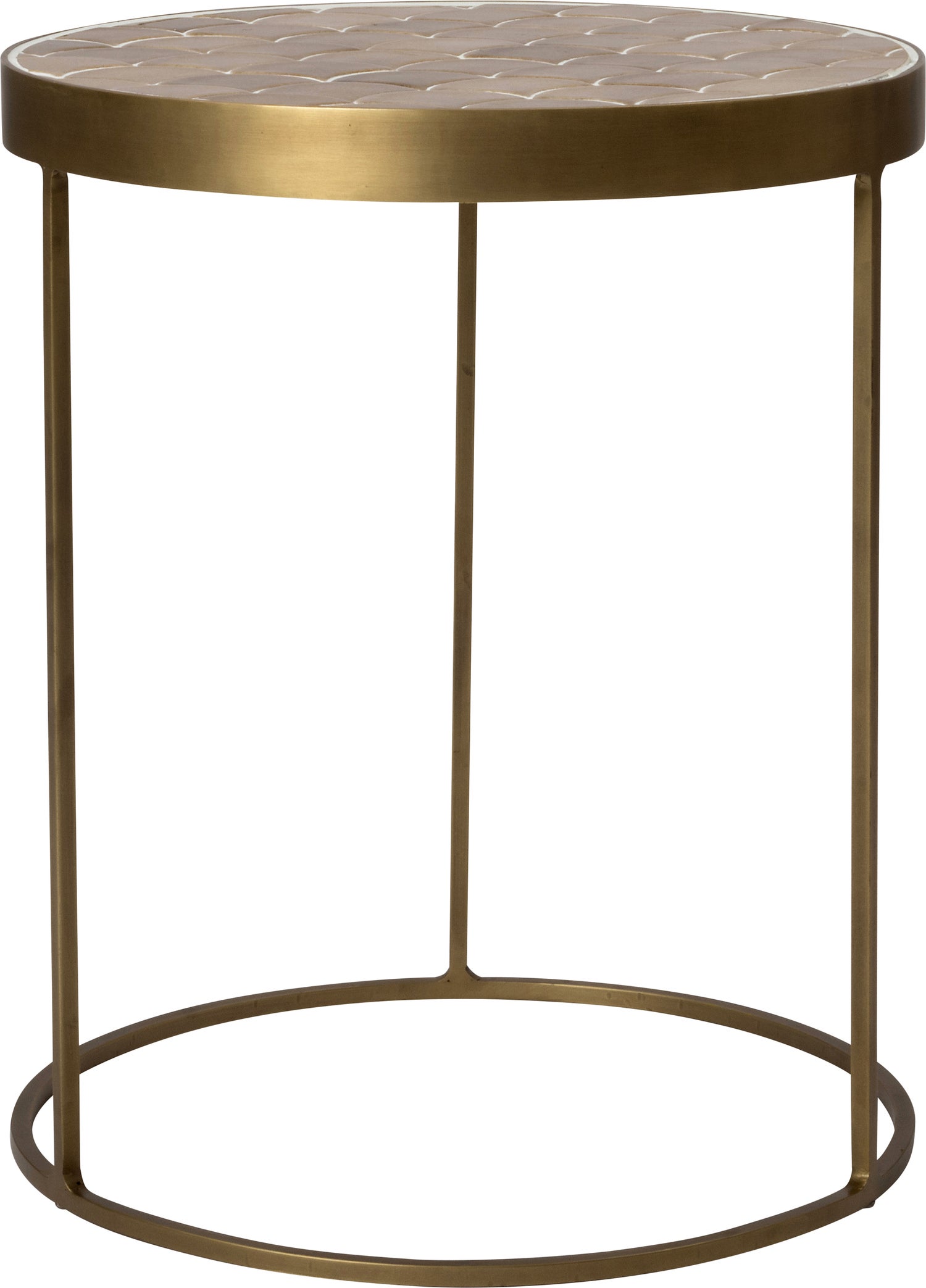 Intratuin bijzettafel Ubbe koper D 32 H 45 cm
