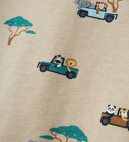 Name It T-Shirt - NmmJivan - Inselfossil - m. Print