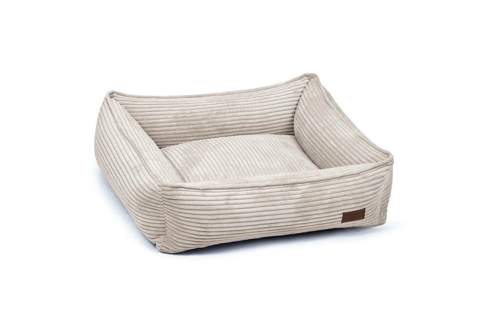 Designed by Lotte Ribbed - Hondenmand - lichtgrijs - 20x60x65 cm - S