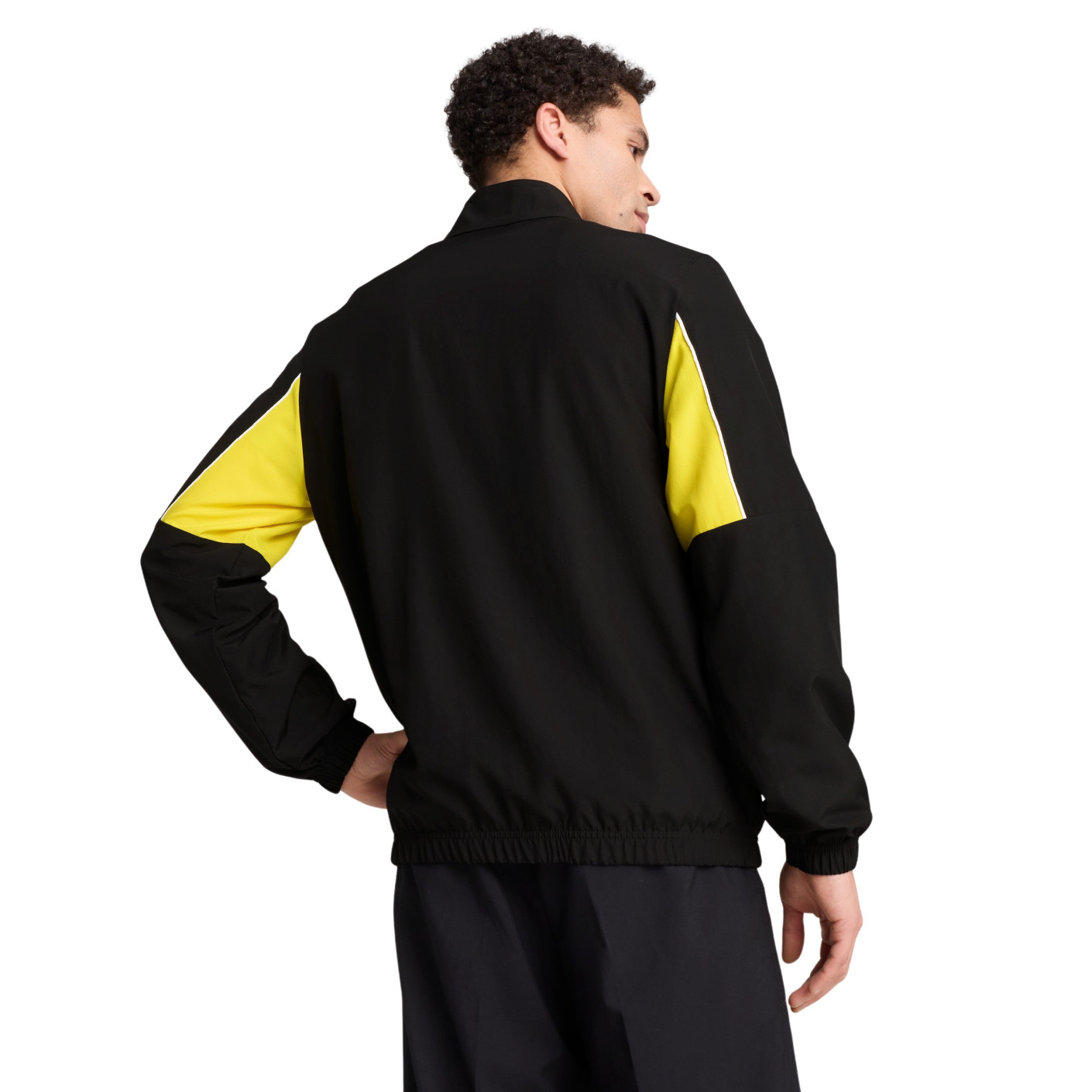 PUMA Borussia Dortmund FtblArchive Trainingsjack 2024-2025 Zwart Geel