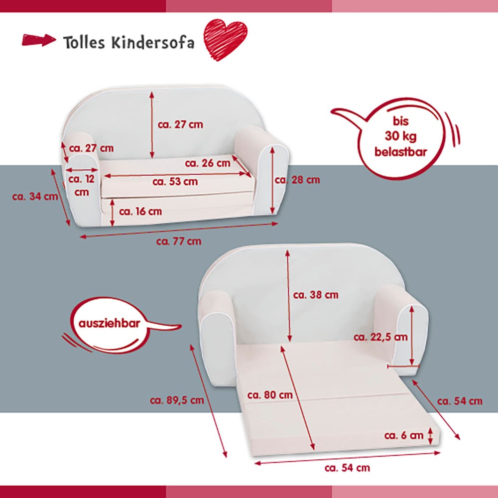 Knorrtoys® Sofa »Bär« für Kinder; Made in Europe