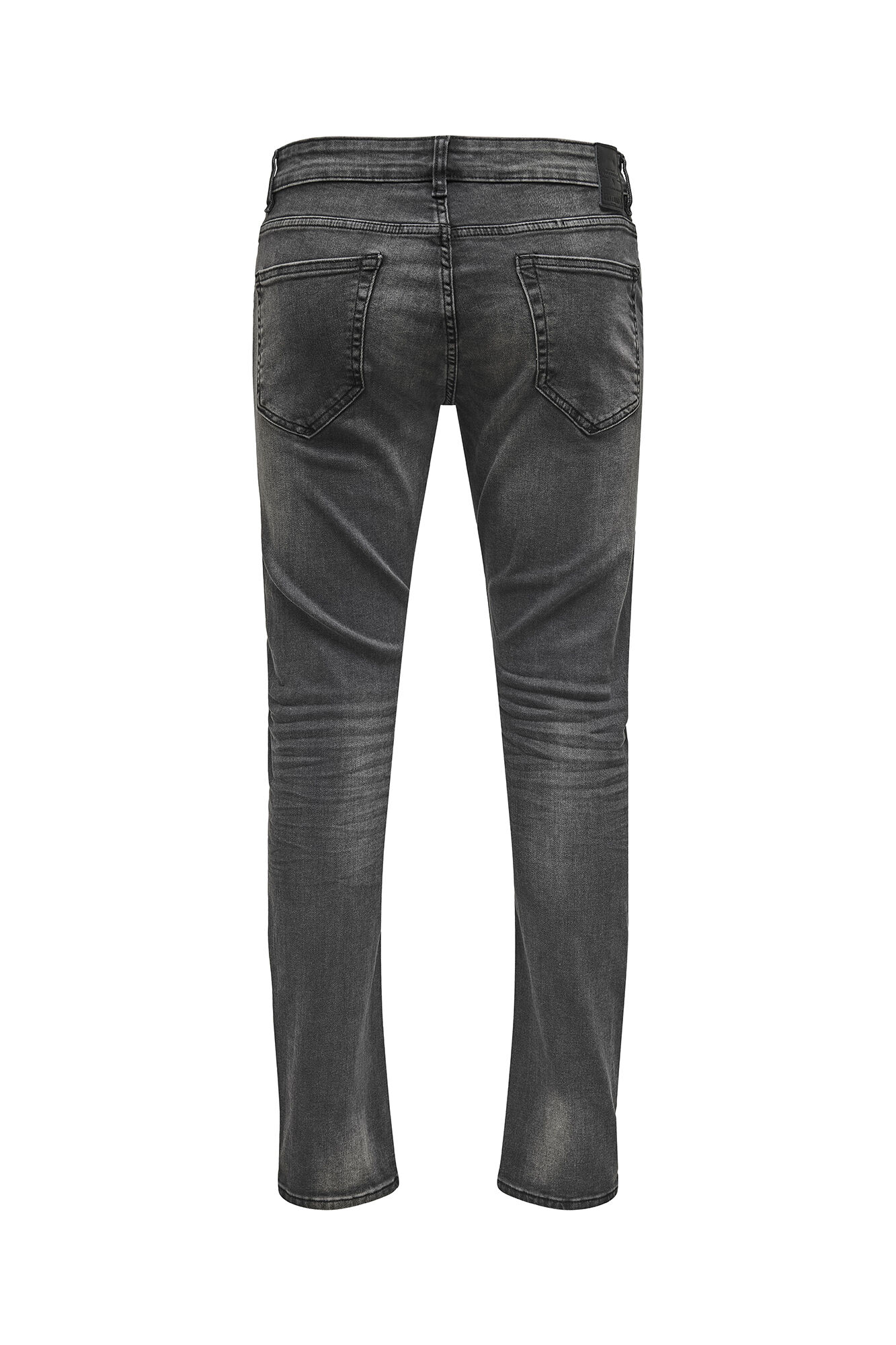 calça jeans de corte justo