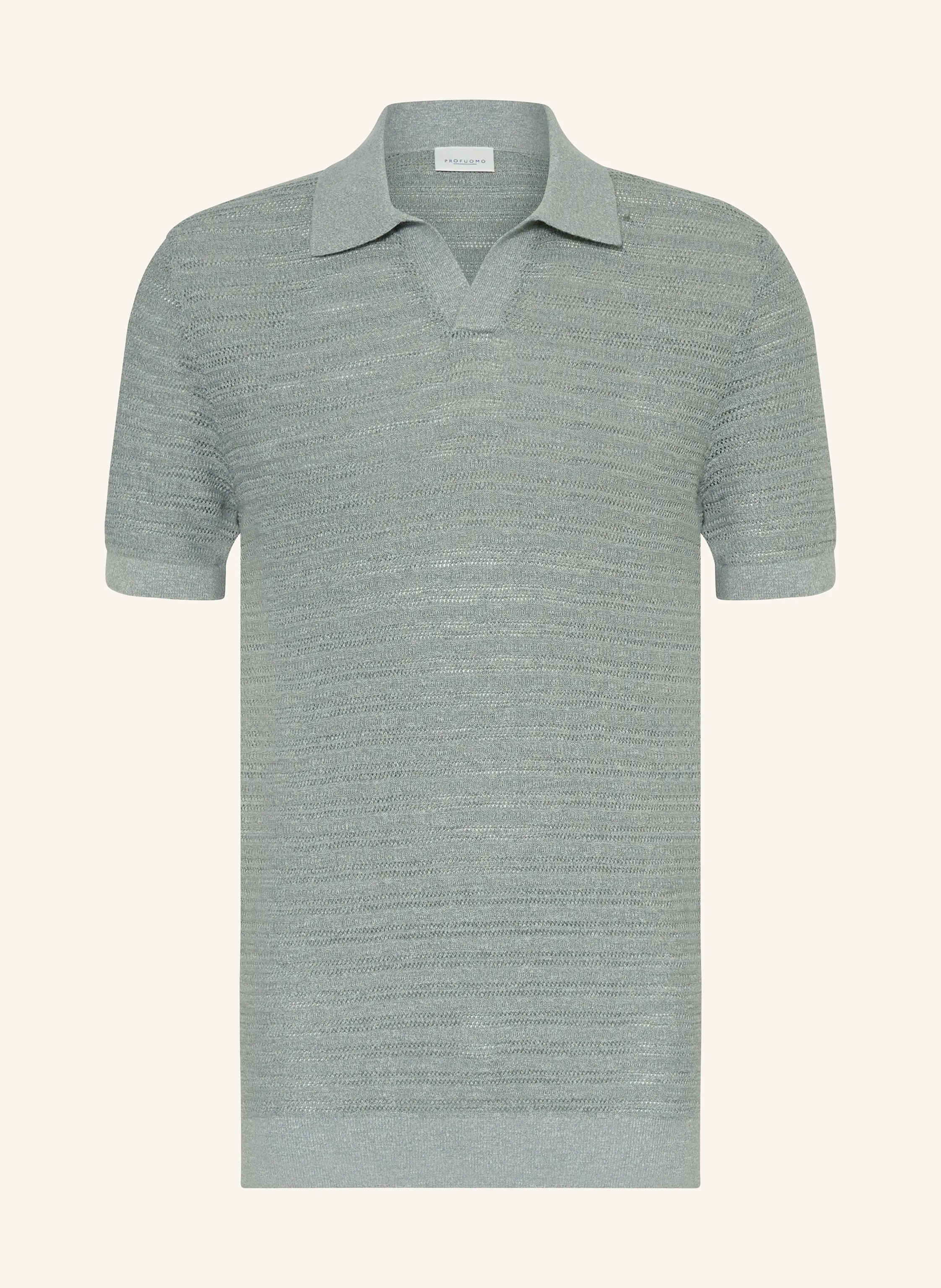 PROFUOMO Strick-Poloshirt Regular Fit