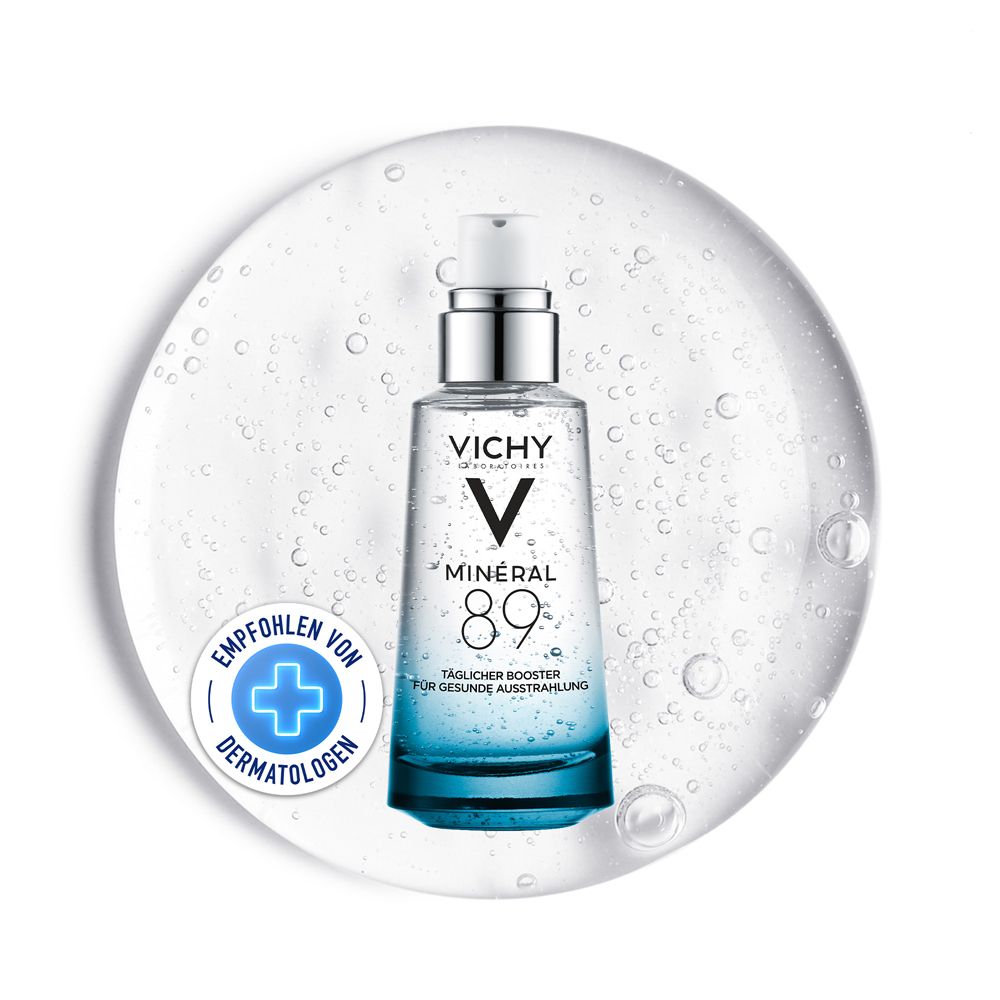 VICHY Minéral 89 Hyaluron-Boost mit Sofort-Effekt + Mineral 89 72h Cream 15ml GRATIS