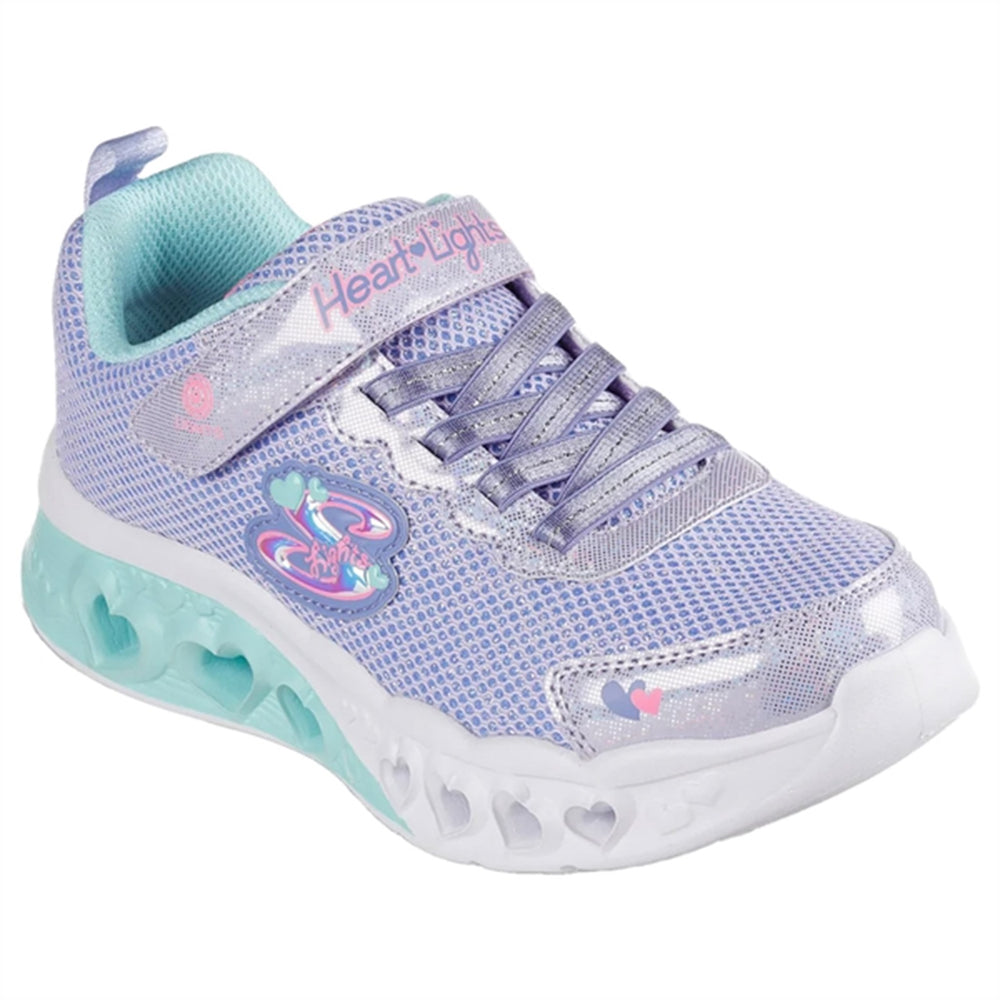 Flutter Heart Lights Sneakers Lavender Multicolor