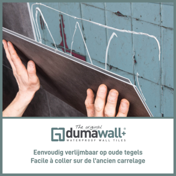 Dumawall+ wandtegel kunststof Tavira glans 1,95m² 37,5x65cm 8 stuks
