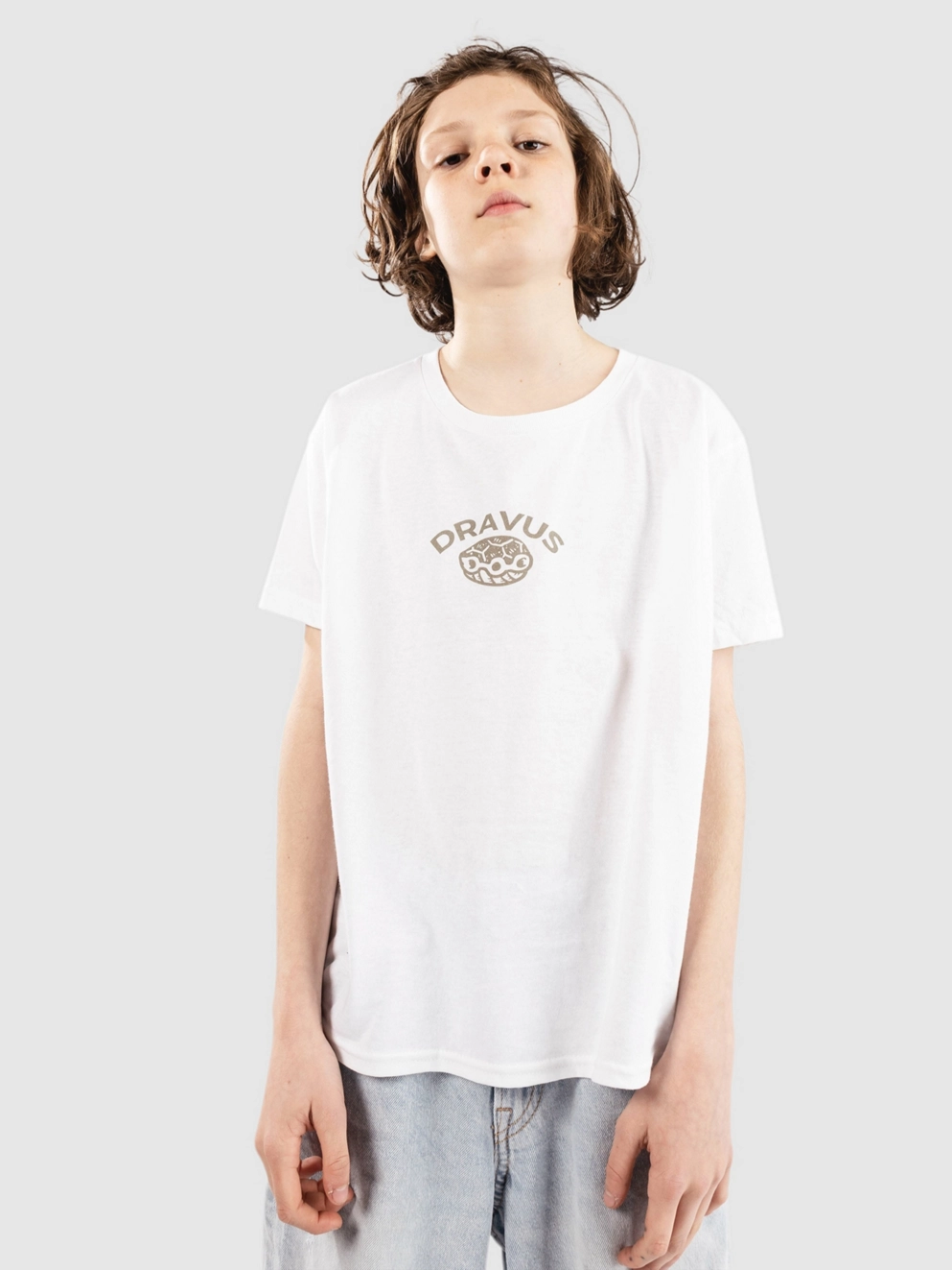 Dravus Run Club Kids T-Shirt white