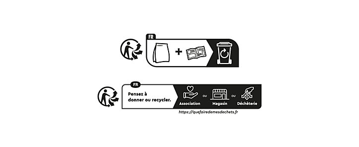 Jeu de 2 dispositifs de fermeture à clipser