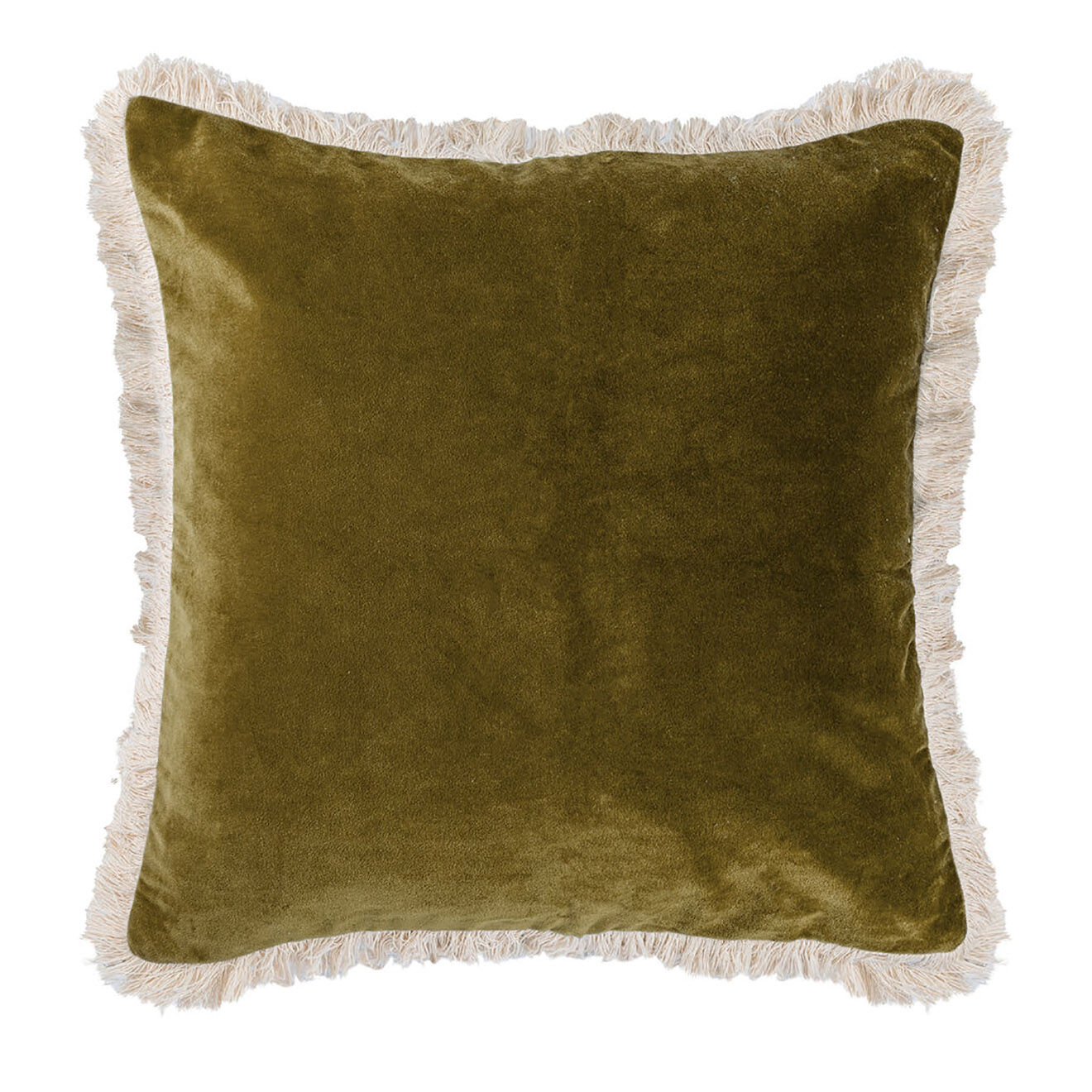 Febronie Housse de coussin en velours Budapest coriandre - 50x50 cm