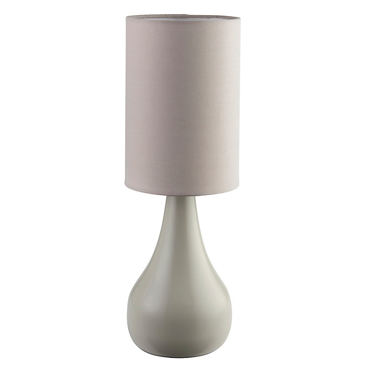 Lampe à poser Tertrez E14 IP20 gris clair