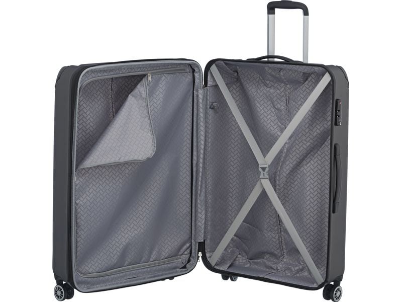 travelite Koffer City Trolley L Anthrazit Reisekoffer