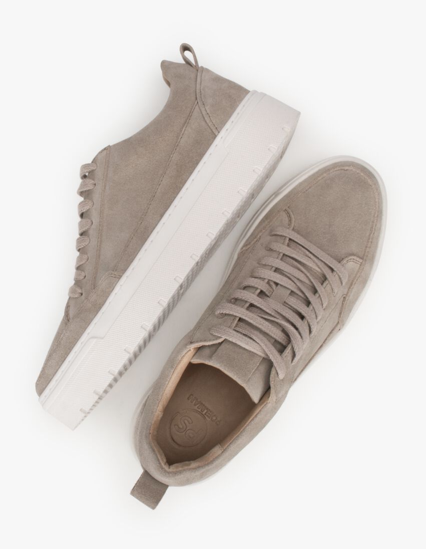 PS POELMAN taupe ps poelman lage sneakers ivar
